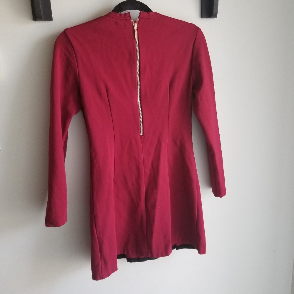👗BEANS RED MINI DRESS - Picture 2 of 5